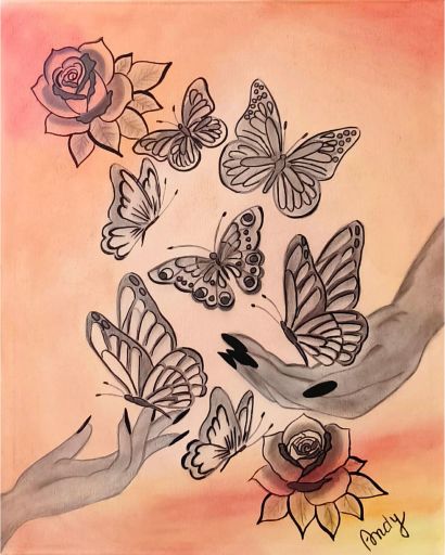 “I Release and I Receive” - a Paint Artowrk by Art By Andy Original